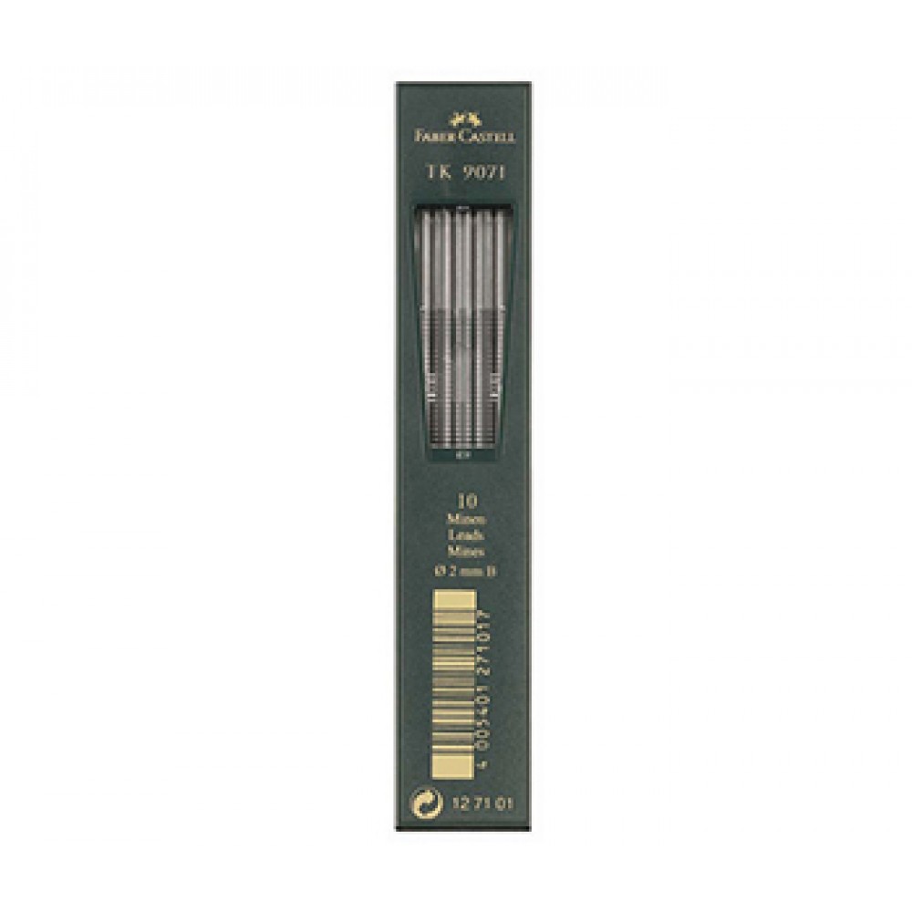 Faber-Castell : TK9400 Clutch Pencil Leads : Pack of 10 : 2mm : HB