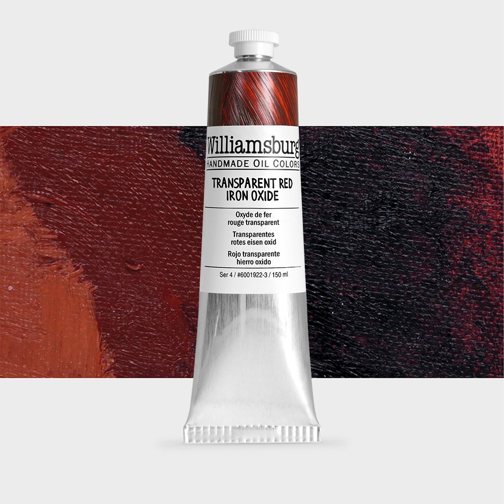 Williamsburg : Oil Paint : 150ml (5oz) : Transparent Red Iron Oxide