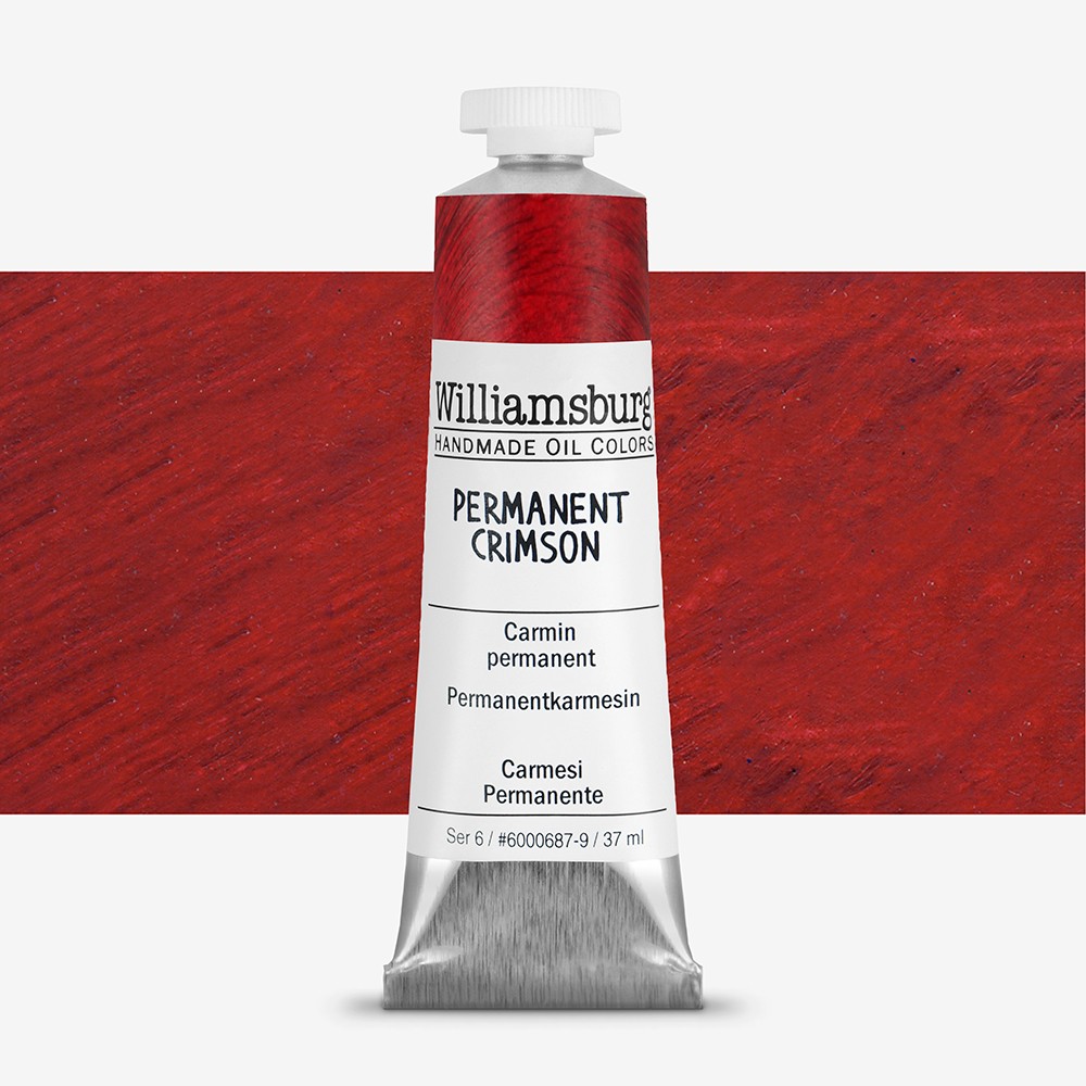 Williamsburg : Oil Paint : 37ml Permanent Crimson