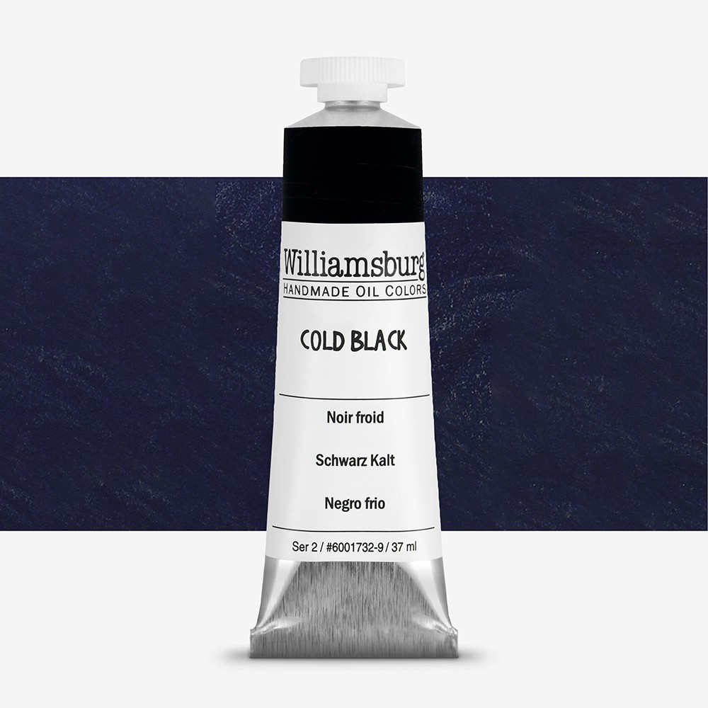 Williamsburg : Oil Paint : 37ml Cold Black