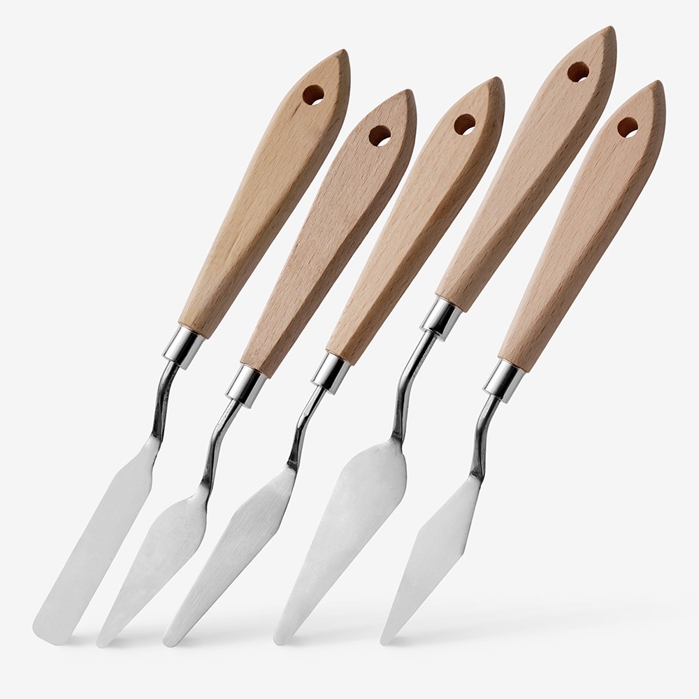 Studio Essentials : Economy Set of 5 Palette Knives