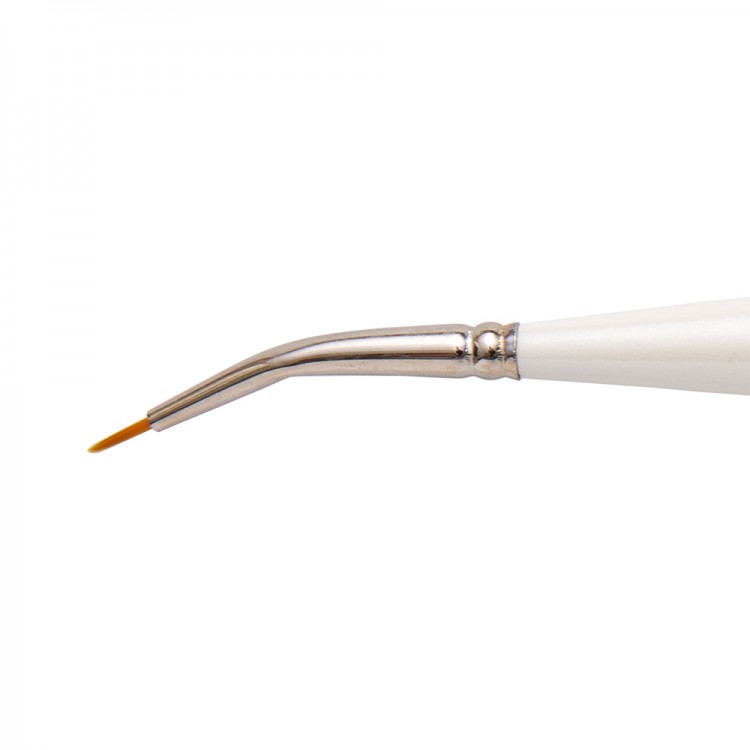 Silver Brush : Ultra Mini : Golden Taklon Brush : Series 2430S : Tear Drop : Size 5/0