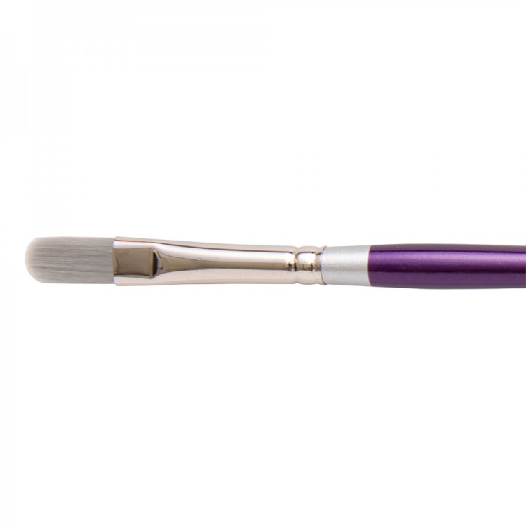 Silver Brush : Silver Silk 88 : Synthetic Brush : Series 8803 : Filbert : Size 4