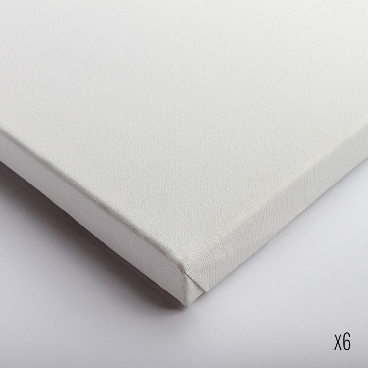Belle Arti : Stretched Canvas : Fine / Poly Cotton (64/569) : 20x20cm : Box of 6