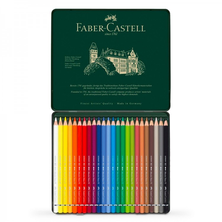Faber-Castell : Albrecht Durer Watercolour Pencil : Metal Tin Set of 24