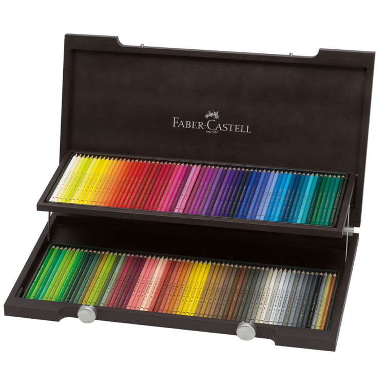 Faber-Castell : Polychromos Pencil : Wooden Box Set of 120