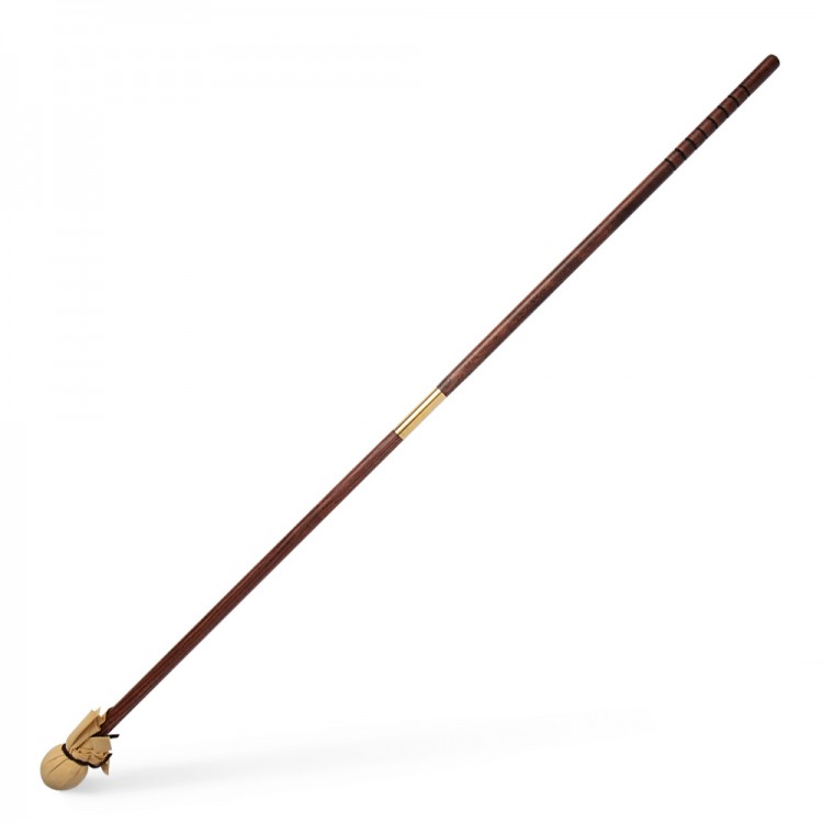 Handover : 2 Piece Wooden Mahl Stick : with Ball and Leather