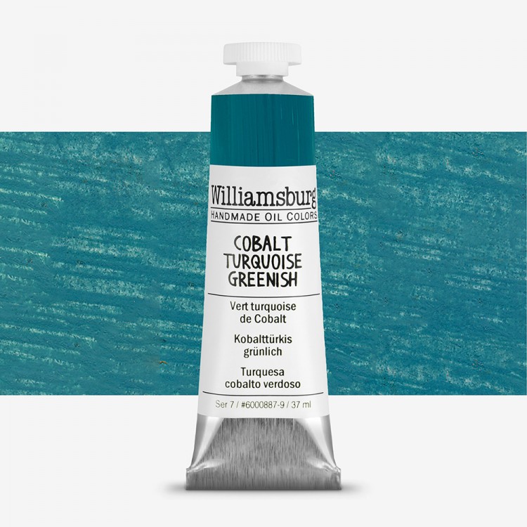 Williamsburg : Oil Paint : 37ml Cobalt Turquoise Greenish