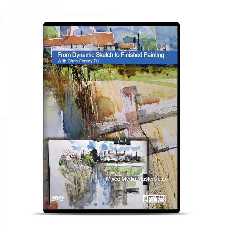 Townhouse : DVD : From Dynamic Sketch to Finished Painting : A Mixed Media Masterclass : With Chris Forsey R.I.