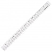 Jakar : Acrylic Ruler With Stainless Steel Edge : 60cm (Apx.24in)