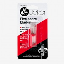 Jakar : Hobby Knife Blades : 5-pack : Swivel Blades For Swivel Knife only