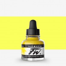 Daler Rowney : FW Artists' Ink : 29.5ml : Fluorescent Yellow