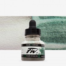 Daler Rowney : FW Artists' Ink : 29.5ml : Shimmering Green (Interference)