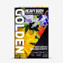 Golden : Heavy Body : Acrylic Paint : Traditional Set : 7 x 22ml