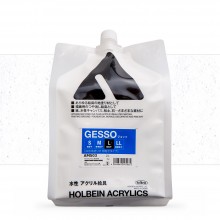 Holbein : White Acrylic Gesso : 2000ml : (L) Coarse Texture