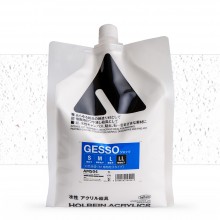 Holbein : White Acrylic Gesso : 2000ml : (LL) Very Coarse Texture