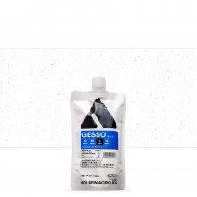 Holbein : White Acrylic Gesso : 300ml : (L) Coarse Texture
