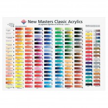 Old Holland : New Masters : Acrylic Paint : Printed Colour Chart