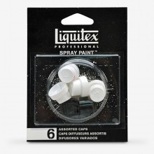 Liquitex : Professional : Spray Paint : Pack Of 6 Assorted Nozzles