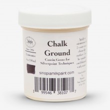 Sinopia : Chalk Ground Casein Gesso For Silverpoint : 4oz (Approx. 100ml)