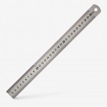 Handover : Ruler : Steel Ruler : 30 cm (12in)