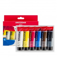 Royal Talens : Amsterdam Standard : Acrylic Paint : 20ml : Primary Set of 6