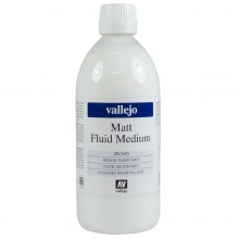 Vallejo : Acrylic Fluid Matt Medium : 500ml
