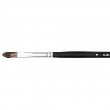 Jackson's : Black Hog Bristle Brush : Filbert : No.2
