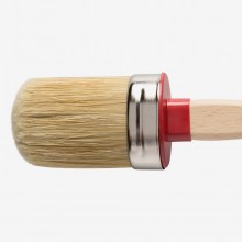 Gava : Lily Bristle/Synthetic Mix : Oval Varnish Brush : #12 Ferrule 32 x 45 mm