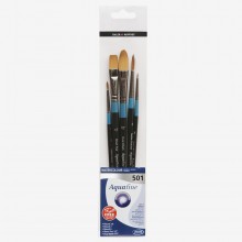 Daler Rowney : Aquafine Watercolour Brush : Wallet Set : 501