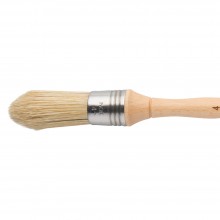 Escoda : Domed Lily Bristle Round Brush : No.4. : Stainless Steel Ferrule 23mm