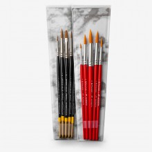 Pro Arte : Artist Value : Profile Wallet Set : 5 Quality Synthetic Brushes