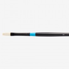 Princeton : Aspen : Synthetic Bristle Brush : Series 6500 : Long Handle : Flat : Size 2