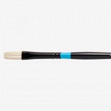 Princeton : Aspen : Synthetic Bristle Brush : Series 6500 : Long Handle : Flat : Size 4
