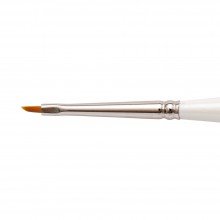 Silver Brush : Ultra Mini : Golden Taklon Brush : Series 2406S : Angular : Size 12/0