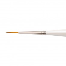 Silver Brush : Ultra Mini : Golden Taklon Brush : Series 2407S : Script Liner : Size 20/0