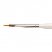 Silver Brush : Ultra Mini : Golden Taklon Brush : Series 2424S : Grass Comb : Size 12/0