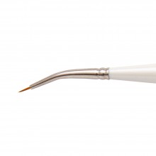 Silver Brush : Ultra Mini : Golden Taklon Brush : Series 2430S : Tear Drop : Size 10/0