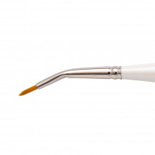 Silver Brush : Ultra Mini : Golden Taklon Brush : Series 2430S : Tear Drop : Size 3/0