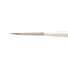 Silver Brush : Ultra Mini : Golden Taklon Brush : Series 2431S : Designer Round : Size 4