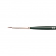 Silver Brush : Ruby Satin : Synthetic Brush : Series 2500S : Round : Size 2/0