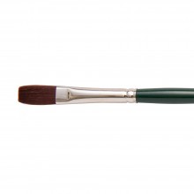 Silver Brush : Ruby Satin : Synthetic Brush : Series 2501 : Flat : Size 6