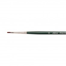 Silver Brush : Ruby Satin : Synthetic Brush : Series 2502S : Bright : Size 0