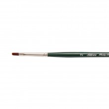 Silver Brush : Ruby Satin : Synthetic Brush : Series 2502S : Bright : Size 2