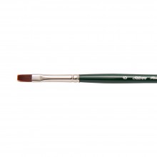 Silver Brush : Ruby Satin : Synthetic Brush : Series 2502S : Bright : Size 6