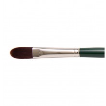 Silver Brush : Ruby Satin : Synthetic Brush : Series 2503 : Filbert : Size 8