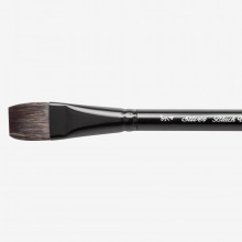 Silver Brush : Black Velvet : Squirrel & Risslon Brush : Series 3008S : Square Wash : Size 3/4in