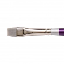 Silver Brush : Silver Silk 88 : Synthetic Brush : Series 8820S : Chisel Blender : Size 8