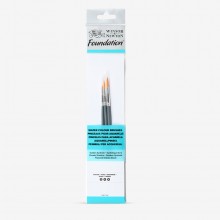 Winsor & Newton : Foundation Watercolour Brush Set : SH Round 2, 4 & 6