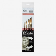 Willow Wolfe : Callia Brush : Series 1200 :  Callia Brush Set #800 Dagger : Set of 4